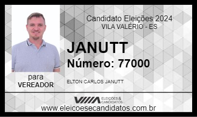 Candidato JANUTT 2024 - VILA VALÉRIO - Eleições