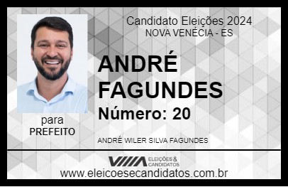 Candidato ANDRÉ FAGUNDES 2024 - NOVA VENÉCIA - Eleições