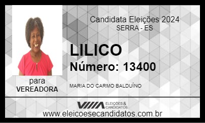 Candidato LILICO 2024 - SERRA - Eleições