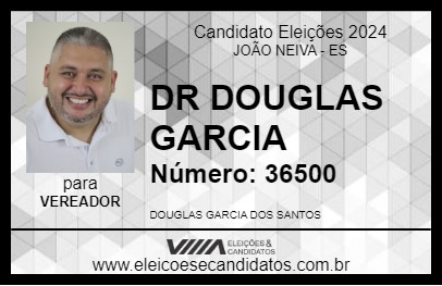 Candidato DR DOUGLAS GARCIA 2024 - JOÃO NEIVA - Eleições