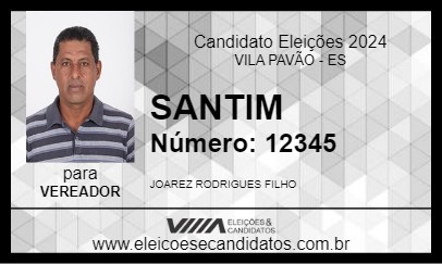 Candidato SANTIM 2024 - VILA PAVÃO - Eleições