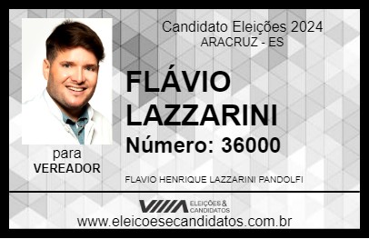 Candidato DR. FLAVIO LAZZARINI 2024 - ARACRUZ - Eleições