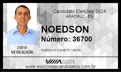 Candidato NOEDSON 2024 - ARACRUZ - Eleições