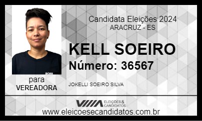 Candidato KELL SOEIRO 2024 - ARACRUZ - Eleições