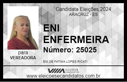 Candidato ENI ENFERMEIRA 2024 - ARACRUZ - Eleições