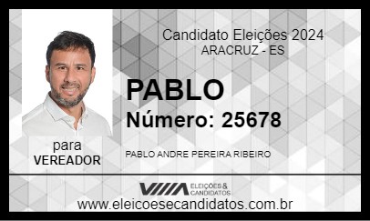 Candidato PABLO RIBEIRO 2024 - ARACRUZ - Eleições