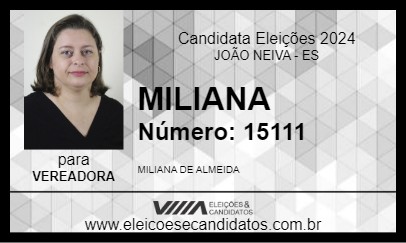 Candidato MILIANA 2024 - JOÃO NEIVA - Eleições