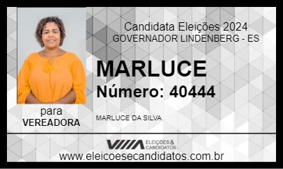 Candidato MARLUCE 2024 - GOVERNADOR LINDENBERG - Eleições