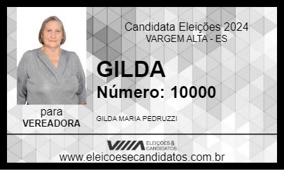 Candidato GILDA 2024 - VARGEM ALTA - Eleições