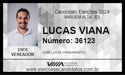 Candidato LUCAS VIANA 2024 - VARGEM ALTA - Eleições