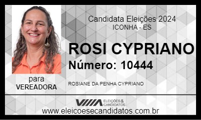 Candidato ROSI CYPRIANO 2024 - ICONHA - Eleições