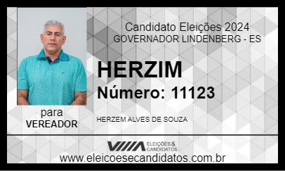 Candidato HERZIM 2024 - GOVERNADOR LINDENBERG - Eleições