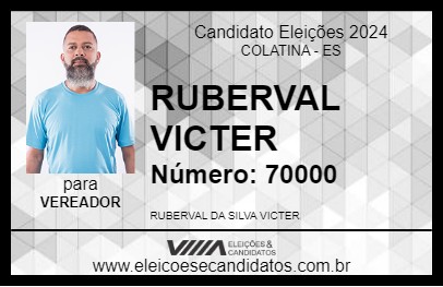 Candidato RUBERVAL VICTER 2024 - COLATINA - Eleições