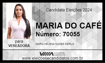 Candidato MARIA DO CAFÉ 2024 - COLATINA - Eleições