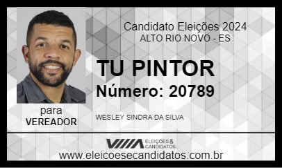 Candidato TU PINTOR 2024 - ALTO RIO NOVO - Eleições