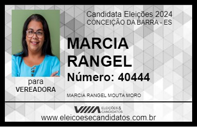 Candidato MARCIA RANGEL 2024 - CONCEIÇÃO DA BARRA - Eleições