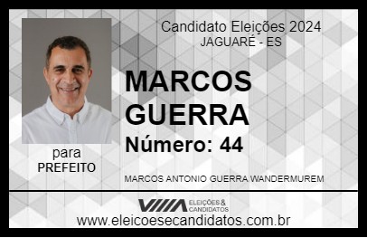 Candidato MARCOS GUERRA 2024 - JAGUARÉ - Eleições