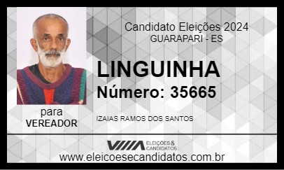 Candidato LINGUINHA 2024 - GUARAPARI - Eleições