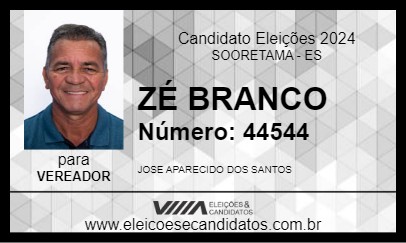 Candidato ZÉ BRANCO 2024 - SOORETAMA - Eleições