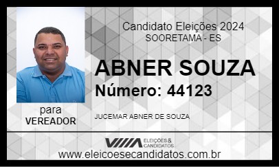 Candidato ABNER SOUZA 2024 - SOORETAMA - Eleições