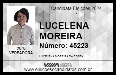 Candidato LUCELENA MOREIRA 2024 - SOORETAMA - Eleições