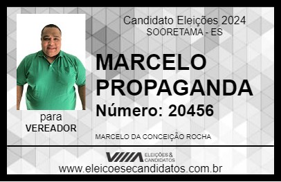 Candidato MARCELO PROPAGANDA 2024 - SOORETAMA - Eleições