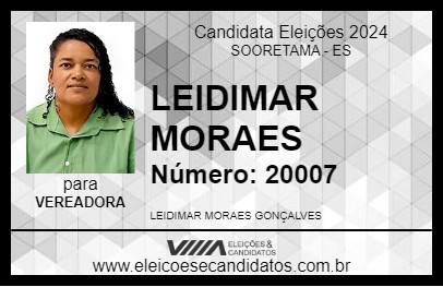 Candidato MARA GONÇALVES 2024 - SOORETAMA - Eleições