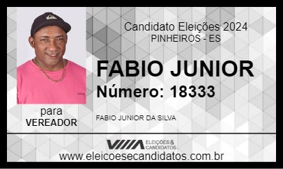 Candidato FABIO DO GALILÉIA 2024 - PINHEIROS - Eleições