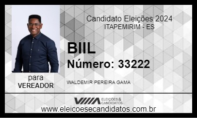 Candidato BIIL 2024 - ITAPEMIRIM - Eleições