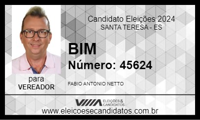 Candidato BIM 2024 - SANTA TERESA - Eleições