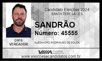 Candidato SANDRÃO 2024 - SANTA TERESA - Eleições