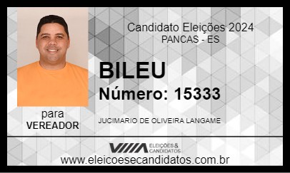 Candidato BILEU 2024 - PANCAS - Eleições