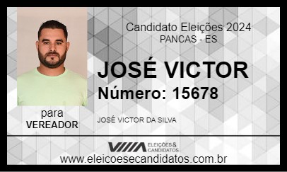 Candidato JOSÉ VICTOR 2024 - PANCAS - Eleições