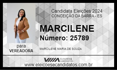 Candidato MARCILENE 2024 - CONCEIÇÃO DA BARRA - Eleições