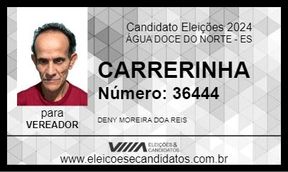 Candidato CARRERINHA 2024 - ÁGUA DOCE DO NORTE - Eleições