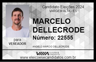 Candidato MARCELO DELLECRODE 2024 - VARGEM ALTA - Eleições