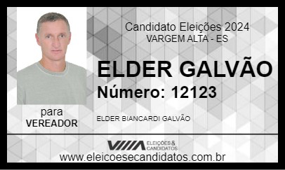 Candidato ELDER GALVÃO 2024 - VARGEM ALTA - Eleições