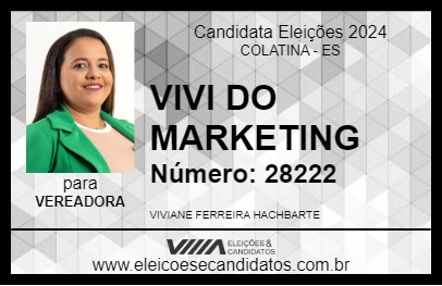 Candidato VIVI DO MARKETING 2024 - COLATINA - Eleições