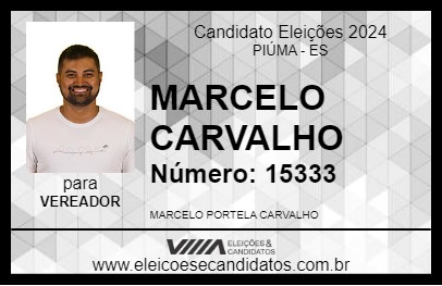 Candidato MARCELO CARVALHO 2024 - PIÚMA - Eleições