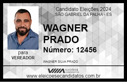 Candidato WAGNER PRADO 2024 - SÃO GABRIEL DA PALHA - Eleições