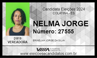 Candidato NELMA JORGE 2024 - COLATINA - Eleições