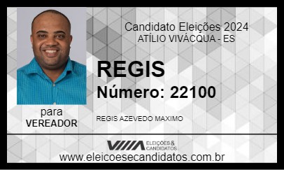 Candidato REGIS 2024 - ATÍLIO VIVÁCQUA - Eleições