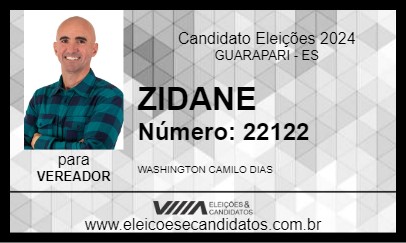 Candidato ZIDANE 2024 - GUARAPARI - Eleições