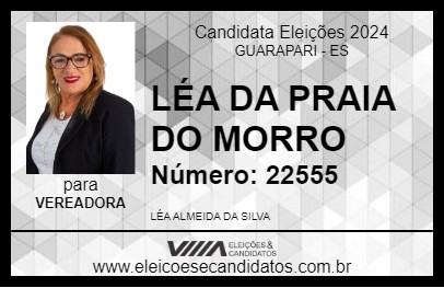 Candidato LÉA DA PRAIA DO MORRO 2024 - GUARAPARI - Eleições