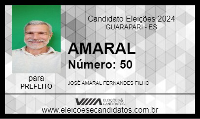 Candidato AMARAL 2024 - GUARAPARI - Eleições