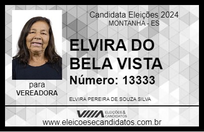 Candidato ELVIRA DO BELA VISTA 2024 - MONTANHA - Eleições