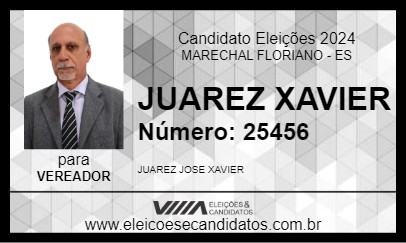 Candidato JUAREZ XAVIER 2024 - MARECHAL FLORIANO - Eleições