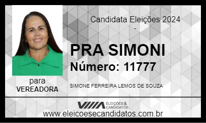 Candidato PRA SIMONI 2024 - MARECHAL FLORIANO - Eleições