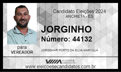 Candidato JORGINHO 2024 - ANCHIETA - Eleições