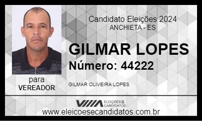 Candidato GILMARZÃO 2024 - ANCHIETA - Eleições